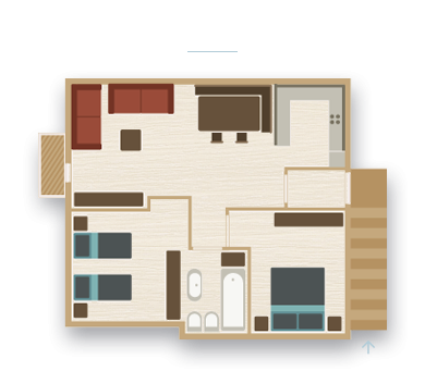Attic apartment Chalet Alfonz